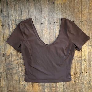 Lululemon brown Align T-shirt